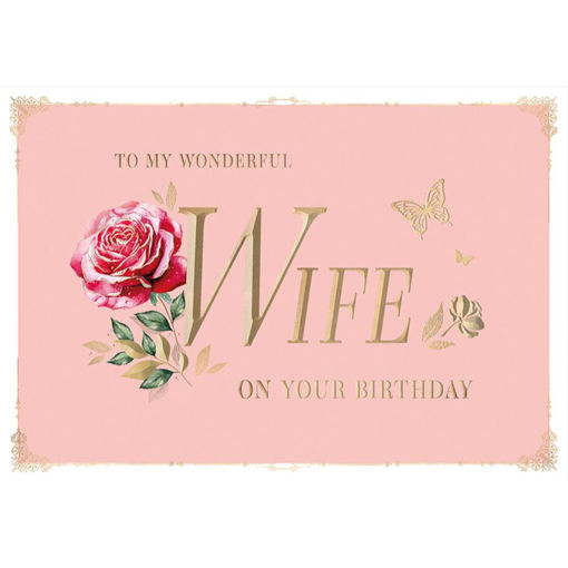 Picture of TO MY WONDERFUL WIFE ON YOUR BIRTHDAY